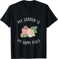 My Garden Is My Happy Place T-shirt Gardening Tee T-Shirt | US Viral Pick | Daily Wear Essential