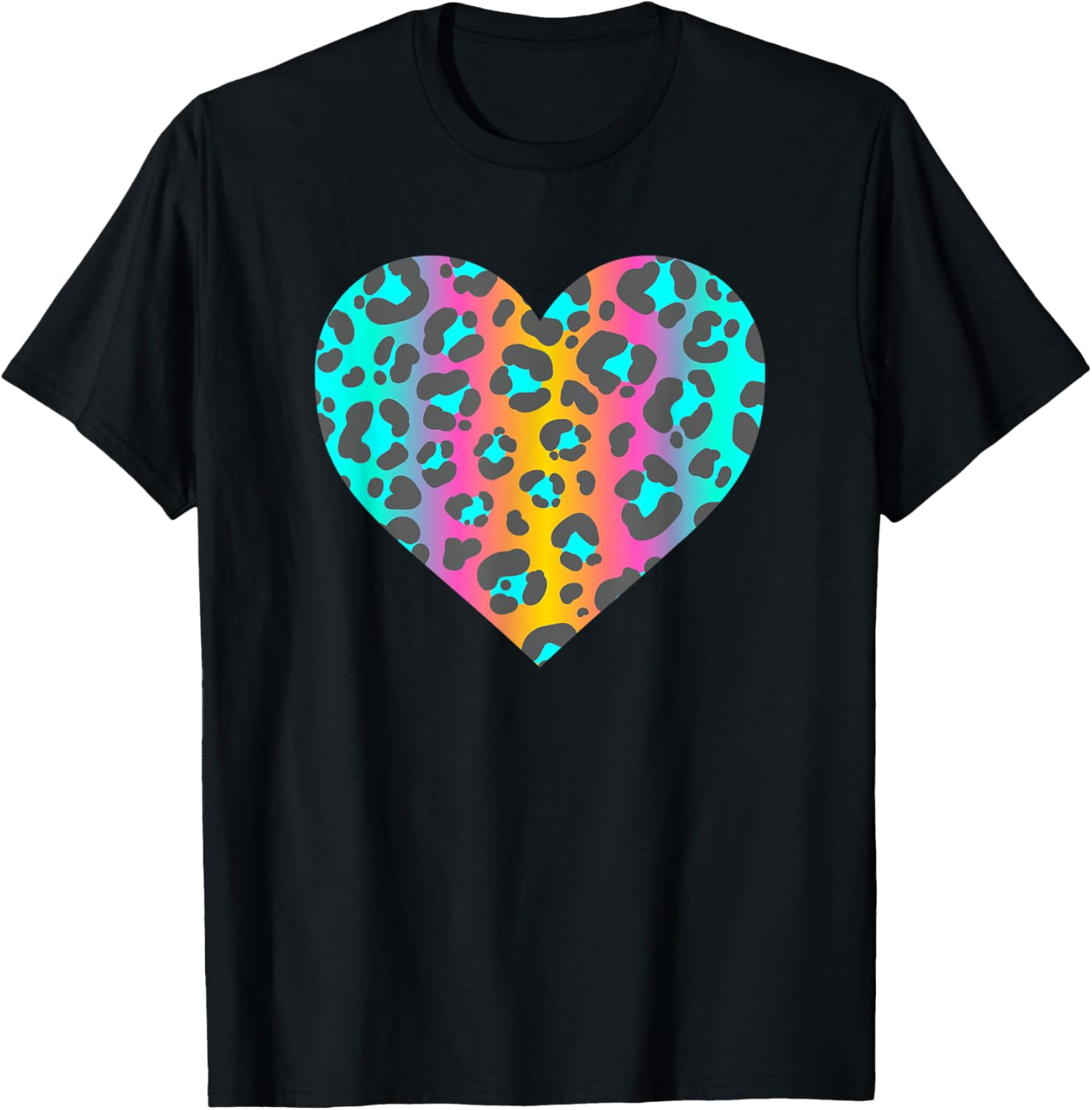 Leopard Print Spots Cheetah Heart Love Women Men Adults Apparel Trending US Fan Favorite