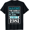 Making the world a better place since 1981 Apparel | High Search Volume | Top Rated Comfort