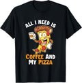 Coffee and my Pizza Pizzeria Chef Baker Lover Pizza Maker Apparel | Trending 2025 | Comfort Daily Wear