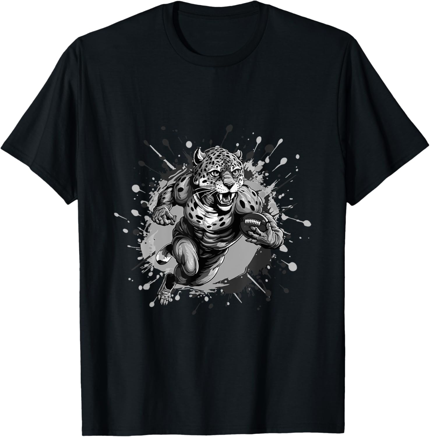 Cheetah Playing American Football Team Animal Apparel Streetwear Style US Top Pick