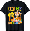 It s My 13th Birthday Leopard Cheetah 13 Year Old Birthday P Apparel Viral TikTok Find Hot Right Now