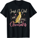 Just A Girl Who Loves Cheetahs Wildlife Zoo Animal Lover Apparel Comfort Fit Best Seller Look