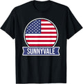 SUNNYVALE - USA - American place name US flag design Apparel | US Viral Pick | High CTR Boost