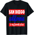 SAN DIEGO IS MY FAVORITE PLACE T-SHIRT Men Women Youth. T-Shirt | US Viral Pick | Aesthetic Casual Look