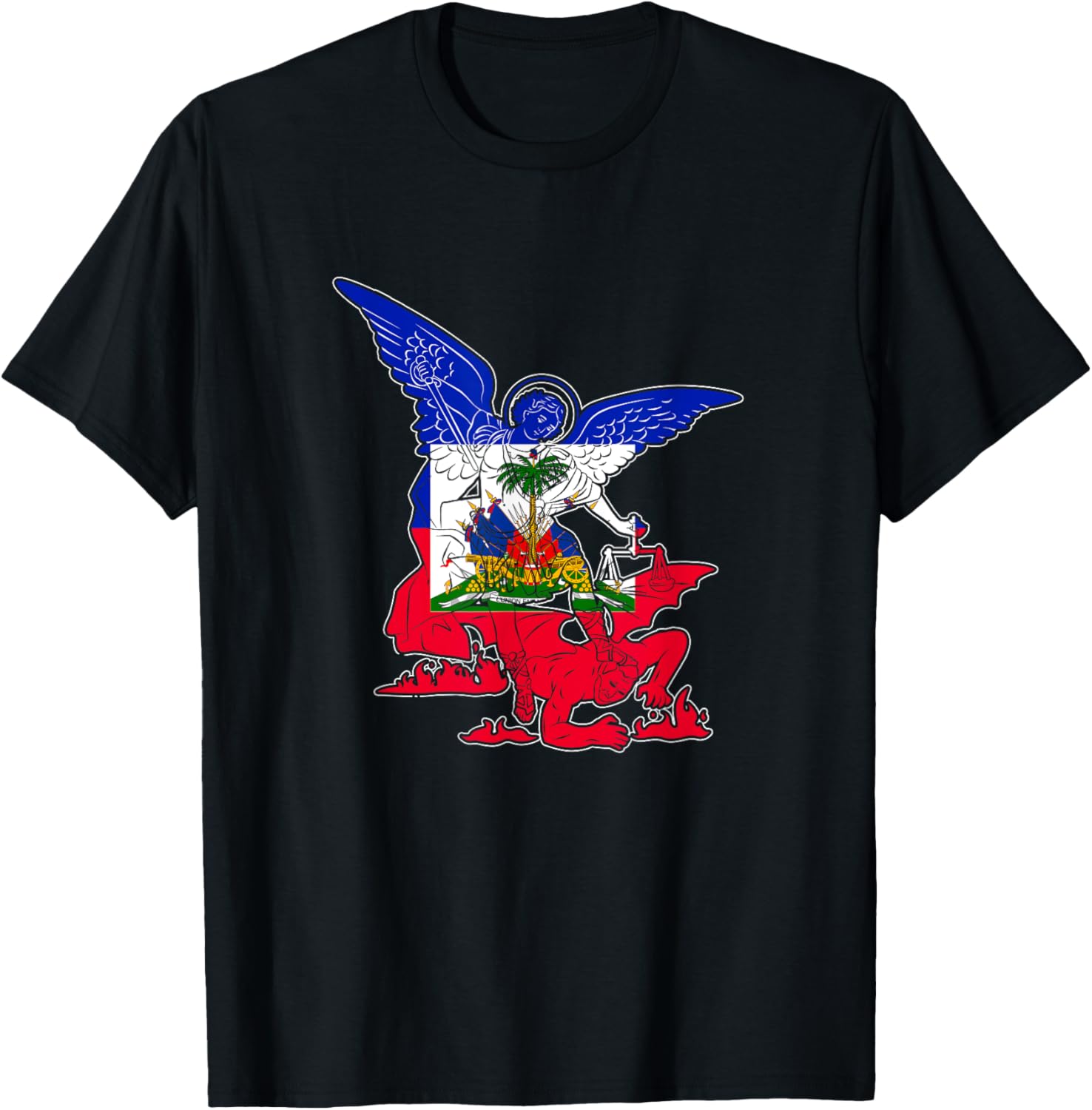 St. Michael The Archangel defender of Haiti Apparel | Trending 2025