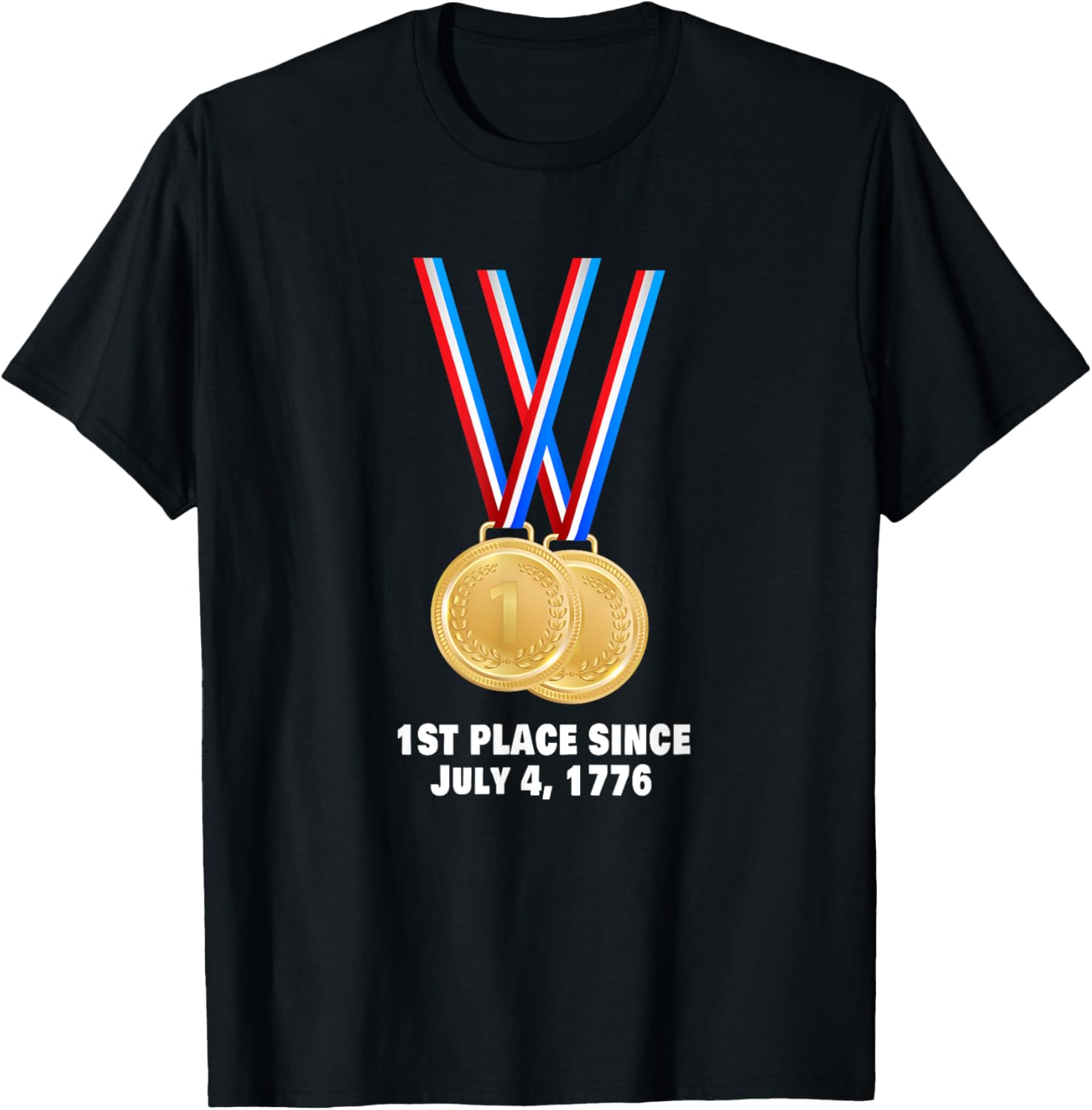 USA First Place Since 1776 4th of July Medals American Flag Women Kids Men Apparel | US Viral Pick | Aesthetic Casual Look