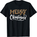 Merry Christmas Leopard Cheetah Print Xmas Family Matching Apparel Comfort Fit Best Seller Look