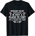 Spokane Valley Washington Place to stay USA Town Home City Apparel | Premium Quality | High CTR Boost