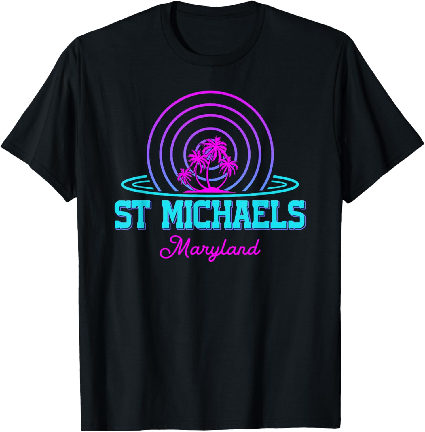Beach Coastal City Vacation Souvenir St Michaels T-Shirt for Men Women Kids T-Shirt | Perfect Gift Idea
