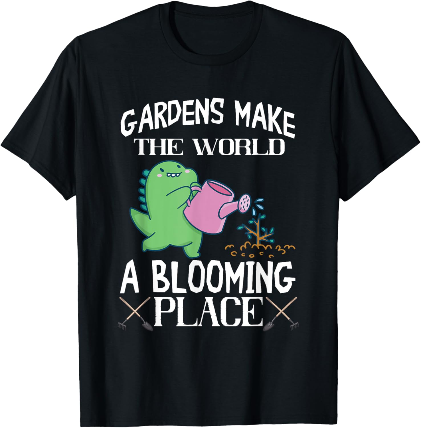 Gardener Dino T-Rex Gardening Blooming Place Plant Lover Apparel | Google Shopping Optimized | Aesthetic Casual Look