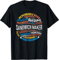 Sandwich Maker Gifts Funny Appreciation Week Apparel | Best Seller Pick | Aesthetic Fit