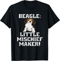 Beagle Dog Owner Cute Design Beagle Little Mischief Maker Apparel | Premium Quality | Comfort Daily Wear