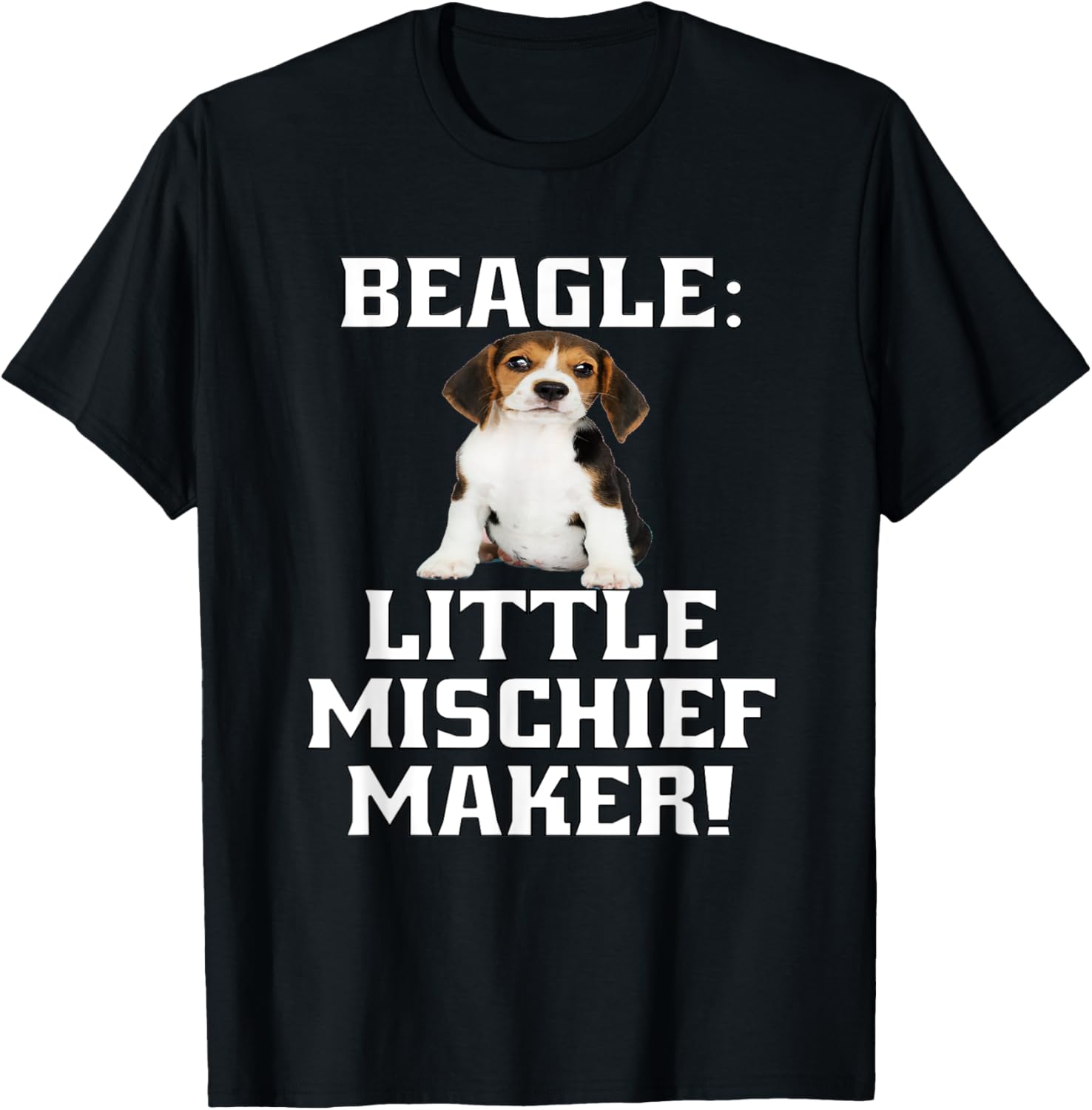 Beagle Dog Owner Cute Design Beagle Little Mischief Maker Apparel | Premium Quality | Comfort Daily Wear