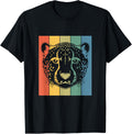 Face Of Retro Cheetah Vintage Cheetah Lover Apparel High Search Demand US Top Pick
