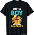 Just A Boy Who Loves Pancakes Batter Baking Breakfast Maker Apparel | High Search Volume | Must-Have Style