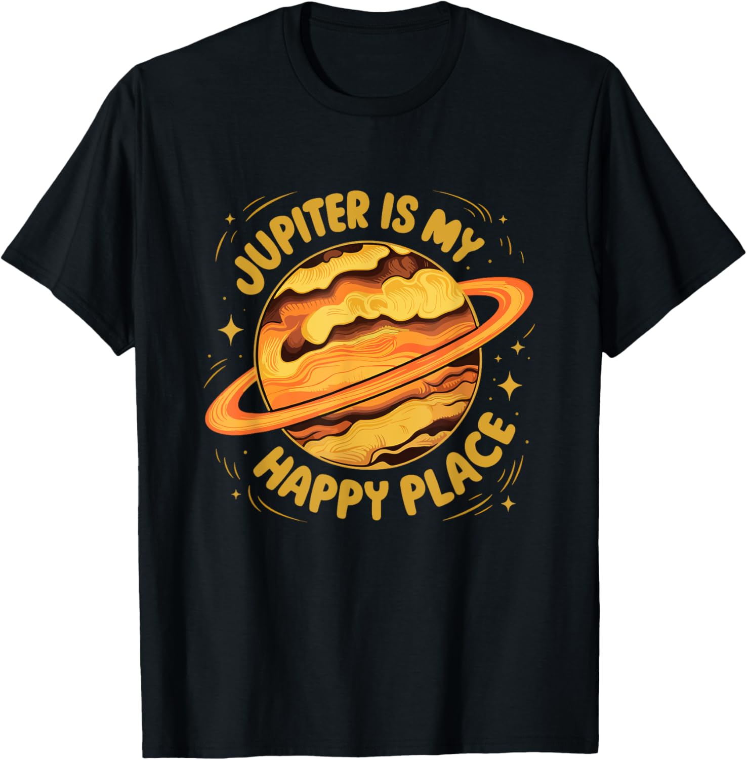 Retro Jupiter Is My Happy Place Funny Astronomy Stargazing Apparel | Premium Quality | High CTR Boost