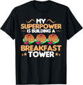 My superpower is building a breakfast tower Pancake maker Apparel | US Viral Style | Perfect Gift Idea