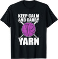 Keep Calm And Carry Yarn - Knitting Crochet Yarn Supply | High Search Volume | Perfect for Crafters
