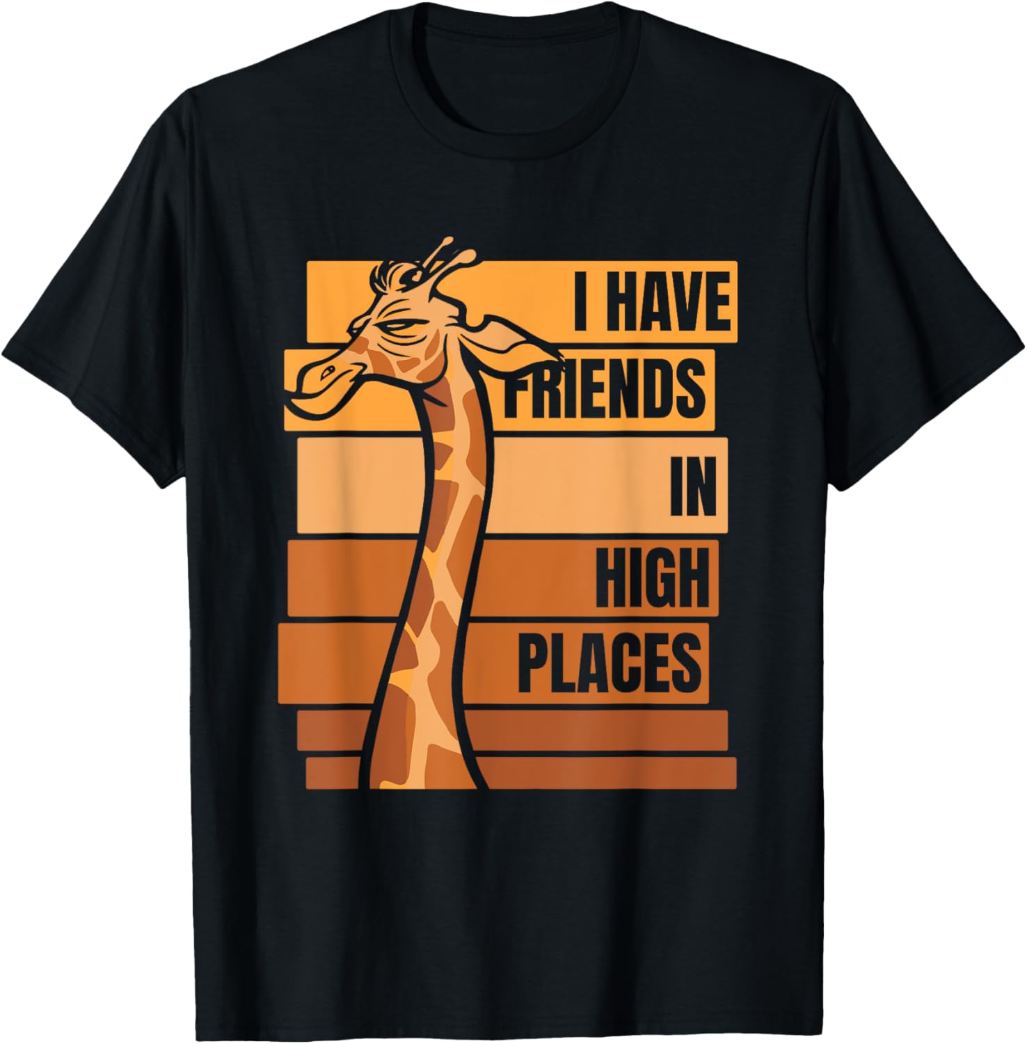 Have Friends In High Places Nubian African Giraffe Apparel | Google Shopping Optimized | Perfect Gift Choice