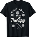 Knitting is My Therapy Yarn Lover Funny Knitter Yarn Supply | Premium Quality | Customer Favorite