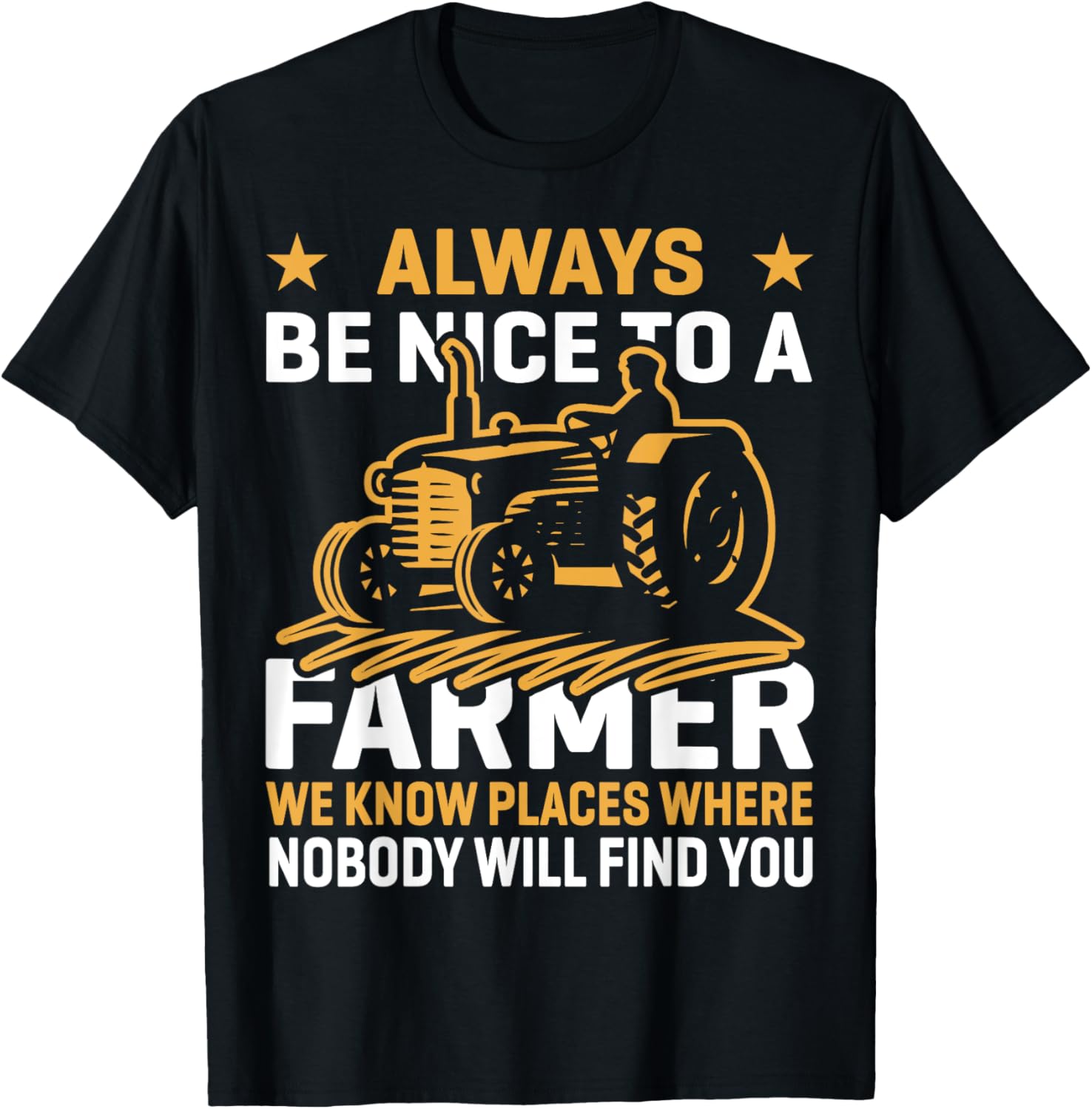 Always Be Nice To A Farmer We Know Places Where Nobody Will Apparel | US Viral Pick | Customer Favorite