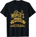 Michael - A Name that Inspires - Word most awesome Michael Apparel | Everyday Casual Wear