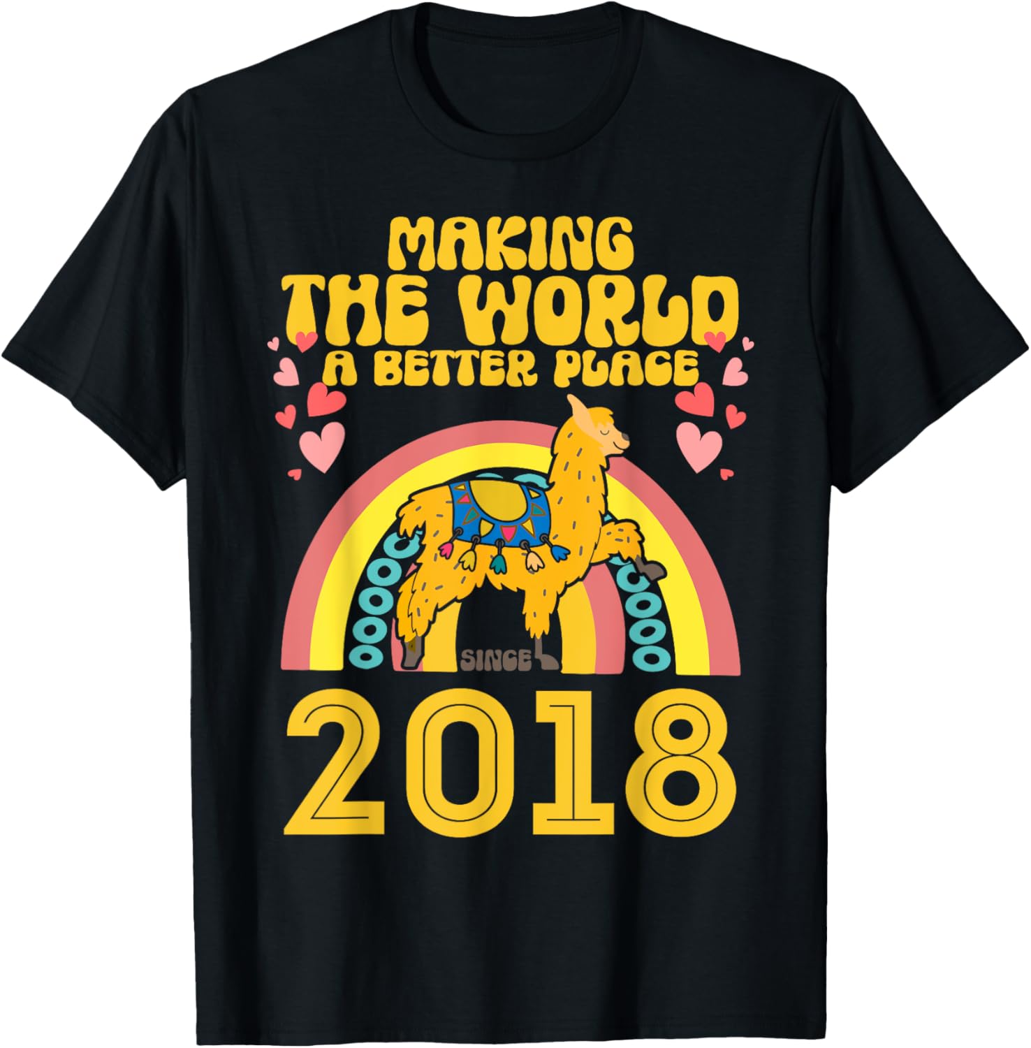 5 Birthday Making the world a better place since 2018 Apparel | Premium Quality | Perfect Gift Choice