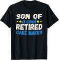 Son of a Cool Retired Cake Maker Apparel | Premium Quality | Comfort Daily Wear