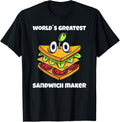 Funny World s Greatest Sandwich Maker Sandwiches Apparel | US Viral Style | Aesthetic Fit