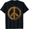 Funny Leopard Print Peace Sign Gift Cool Love Kindness Fan Apparel Viral TikTok Find Best Seller Look