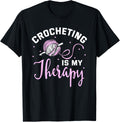 Crocheting is Therapy with a ball of yarn and crochet hook Yarn Supply | Premium Quality | High CTR Title