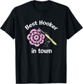 Crochet Best Hooker in Town Funny Yarn Yarn Supply | High Search Volume | Perfect for Crafters
