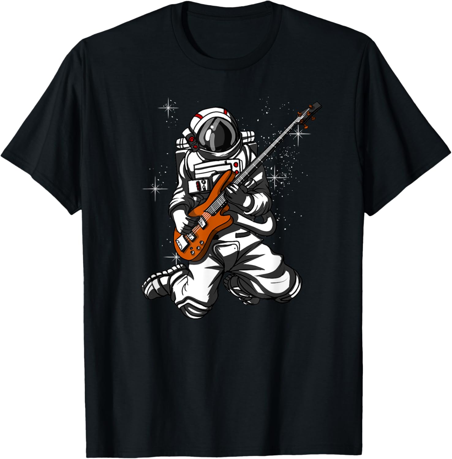 Space Astronaut Playing Bass Guitar Cosmic Guitarist Boys Apparel | Premium Quality | Top Rated Comfort