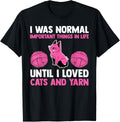 I was important things in life I loved cats and yarn cat Yarn Supply | Trending 2025 | Perfect for Crafters