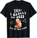 Funny for KNITTER or CROCHETER - Girl with yarn Yarn Supply | Premium Quality | Best Seller Choice