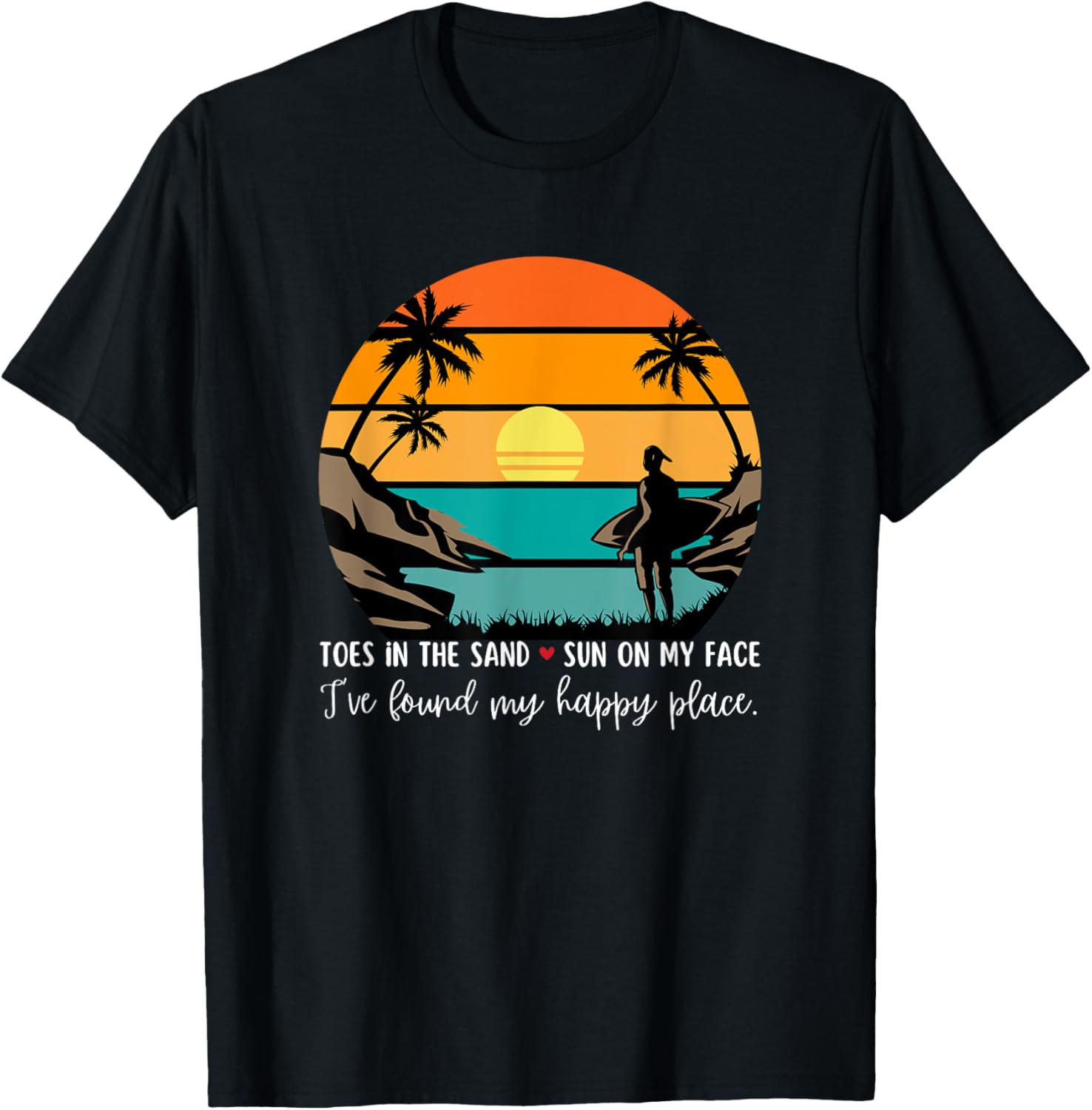 Beach Vacation Happy Place Ocean Travel Fun Family Fun Trip Apparel | Premium Quality | Perfect Gift Choice