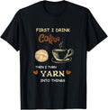 Drink Coffee Turn Yarn Into Things Crochet Crocheting Yarn Supply | Premium Quality | Best Seller Choice