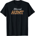 Blessed Aunt Leopard Cheetah Animal Print Proud Auntie Quote Apparel Comfort Fit Hot Right Now