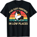 Funny Corgi I've Got Friends In Low Place Black Tri Corgi Apparel | Bestseller Style | Perfect Gift Choice