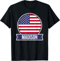 Madison - USA - American place name US flag design Apparel | Google Shopping Optimized | Perfect Gift Choice