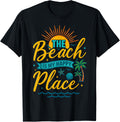 The Beach Is My Happy Place Summer Beach Vacation Apparel | Bestseller Style | High CTR Boost