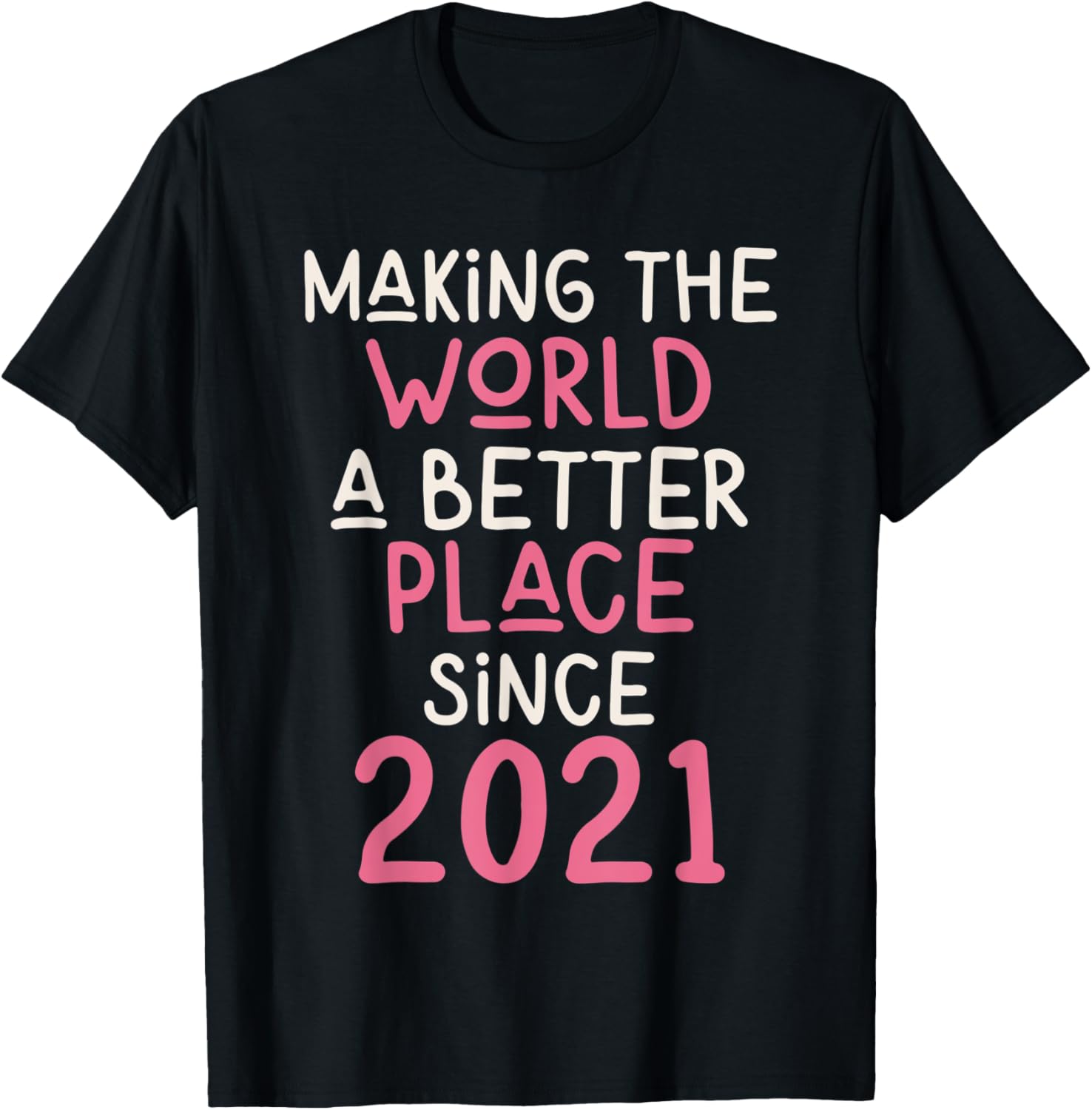 2021 Birthday - Making the World a better place since 2021 Apparel | Premium Quality | Top Rated Comfort