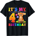 Cool It s My 4th Birthday Party Cheetah 4 Years Old Apparel Viral TikTok Find Everyday Wear