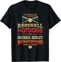 Baseball, Hotdogs and Michael Henley Prospect Baseball Fan Apparel | US Best Seller
