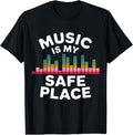 Graphic Equalizer Music Is My Safe Place Apparel | High Search Volume | High CTR Boost