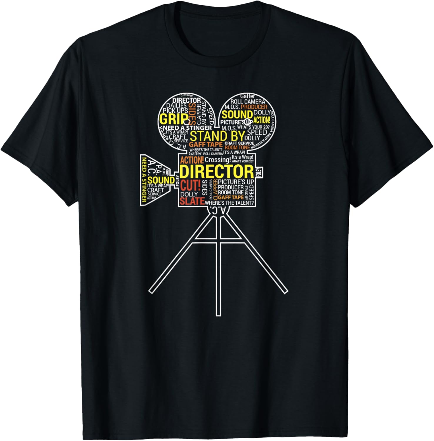 Filmmaker T-shirt Director, Cinematographer, Film Student T-Shirt | US Viral Style | Aesthetic Fit