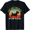 I've Got Friends In Low Places Scottie Funny Dog Retro T-Shirt for Men Women Kids T-Shirt | Premium Quality | Daily Wear Essential