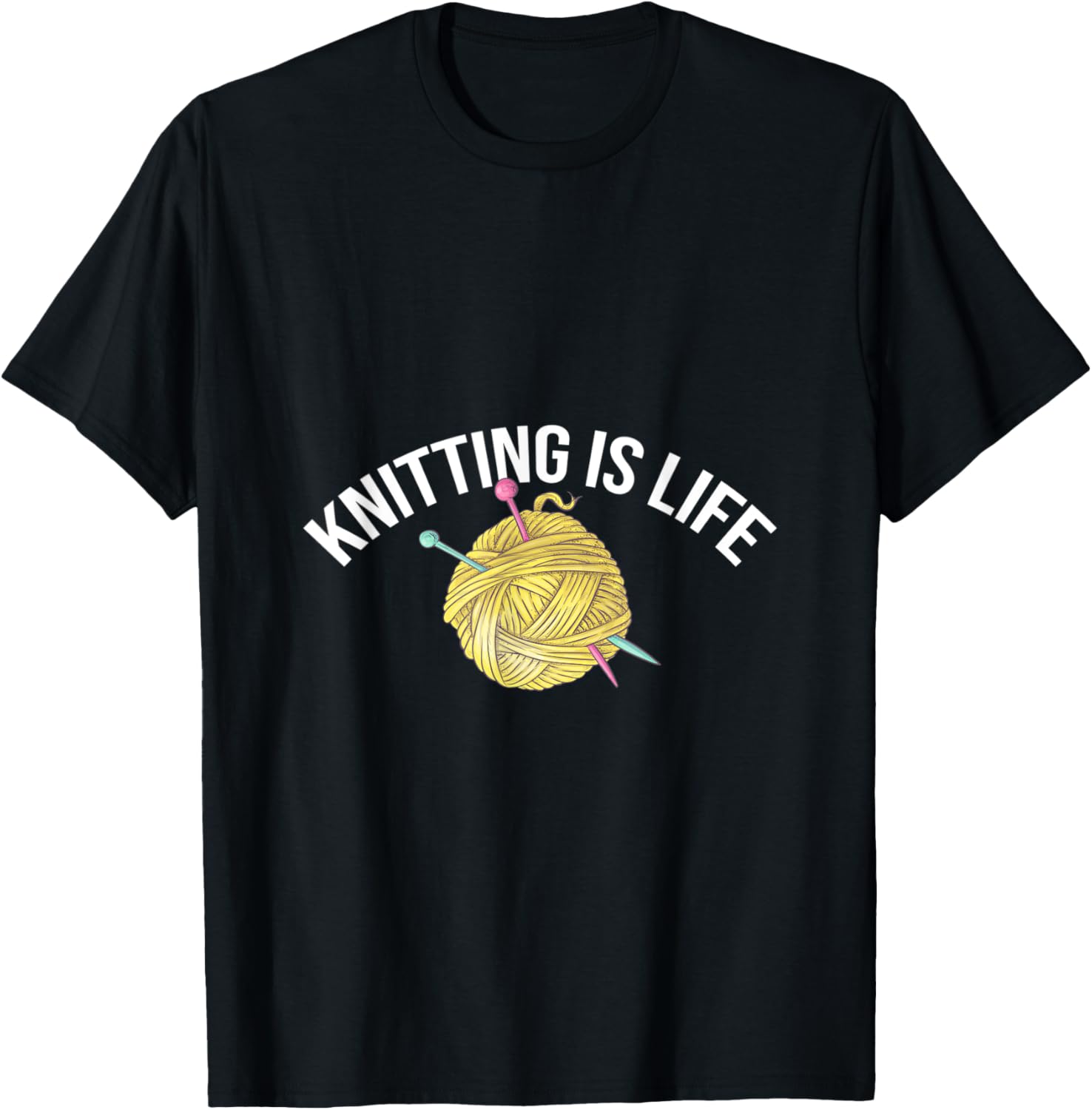 Knitting Is Life Knitting Gift Yarn Knitter Yarn Supply | High Search Volume | Perfect for Crafters