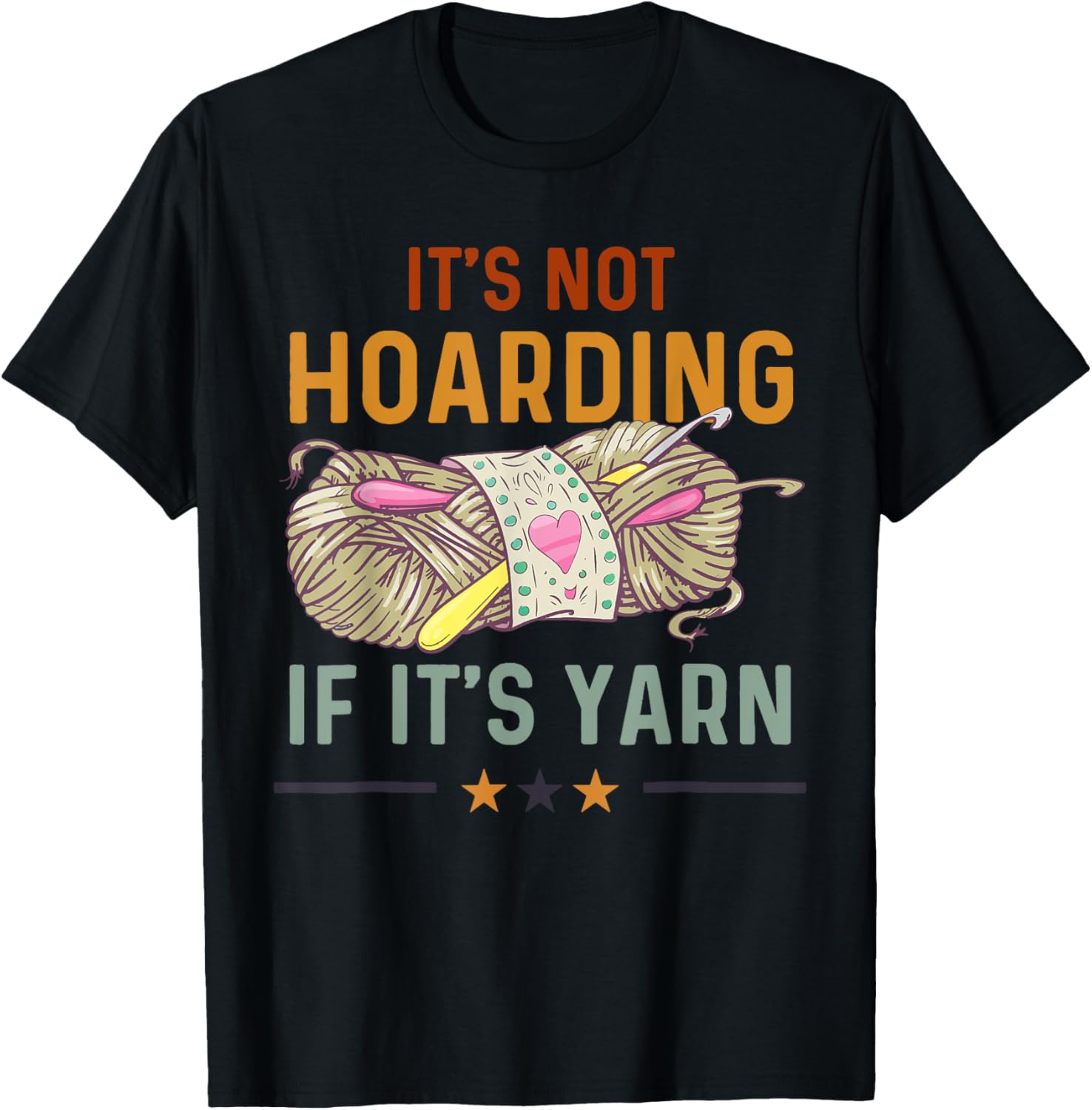 Crocheting Its Not Hoarding If Its Yarn Crochet Yarn Supply | Viral US Pick | Perfect for Crafters